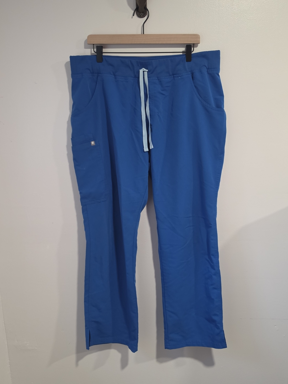 FIGS Royal Blue Kade Straight-Leg Scrub Pants Women's Size XL